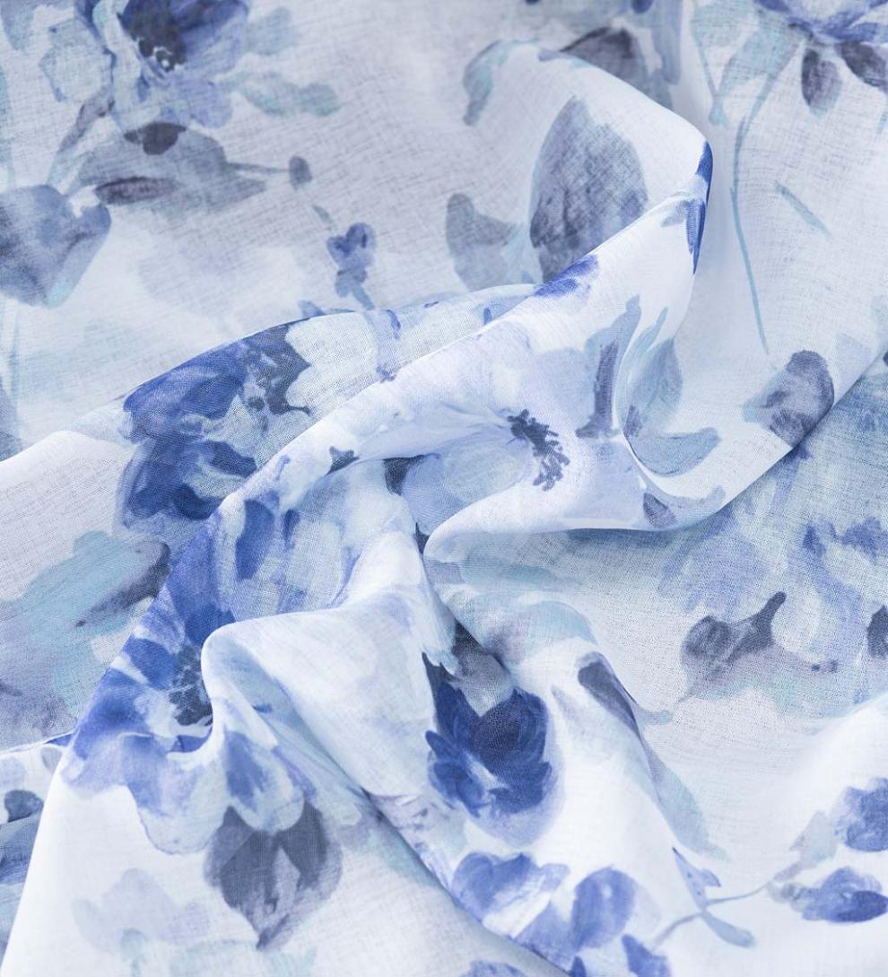 Plow &amp; Hearth Curtain Panels | Indoor Living Whimsical Sheer Rod Pocket Panel Curtains And Valance