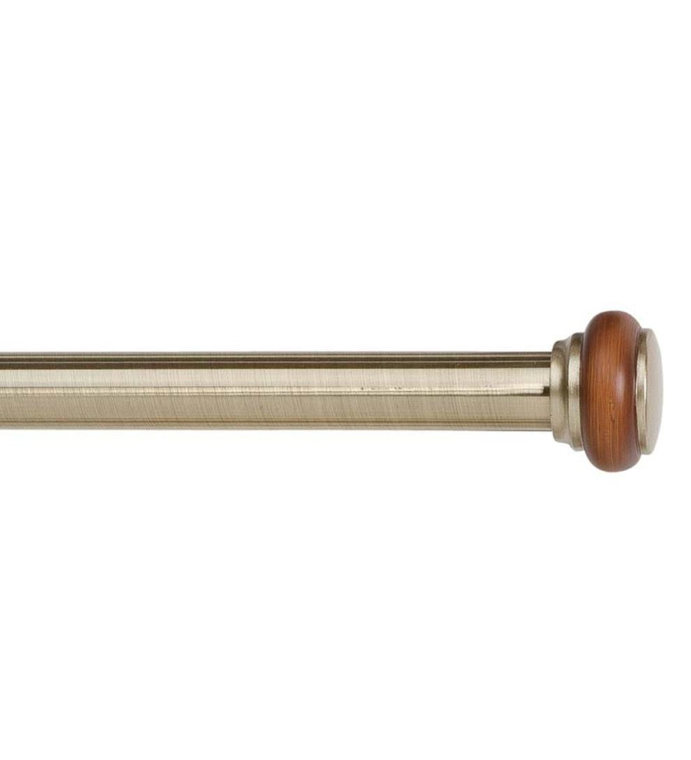 Plow &amp; Hearth Curtain Rods &amp; Hardware | Indoor Living Adjustable Steel Titan Imperial Curtain Rods And Matching Accessories