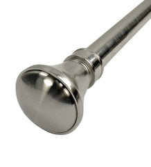 Plow &amp; Hearth Curtain Rods &amp; Hardware | Indoor Living Lexington Adjustable Curtain Rod Collection With Flare Finial