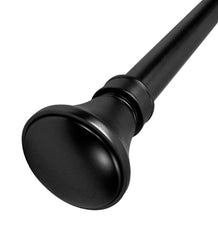 Plow &amp; Hearth Curtain Rods &amp; Hardware | Indoor Living Lexington Adjustable Curtain Rod Collection With Flare Finial