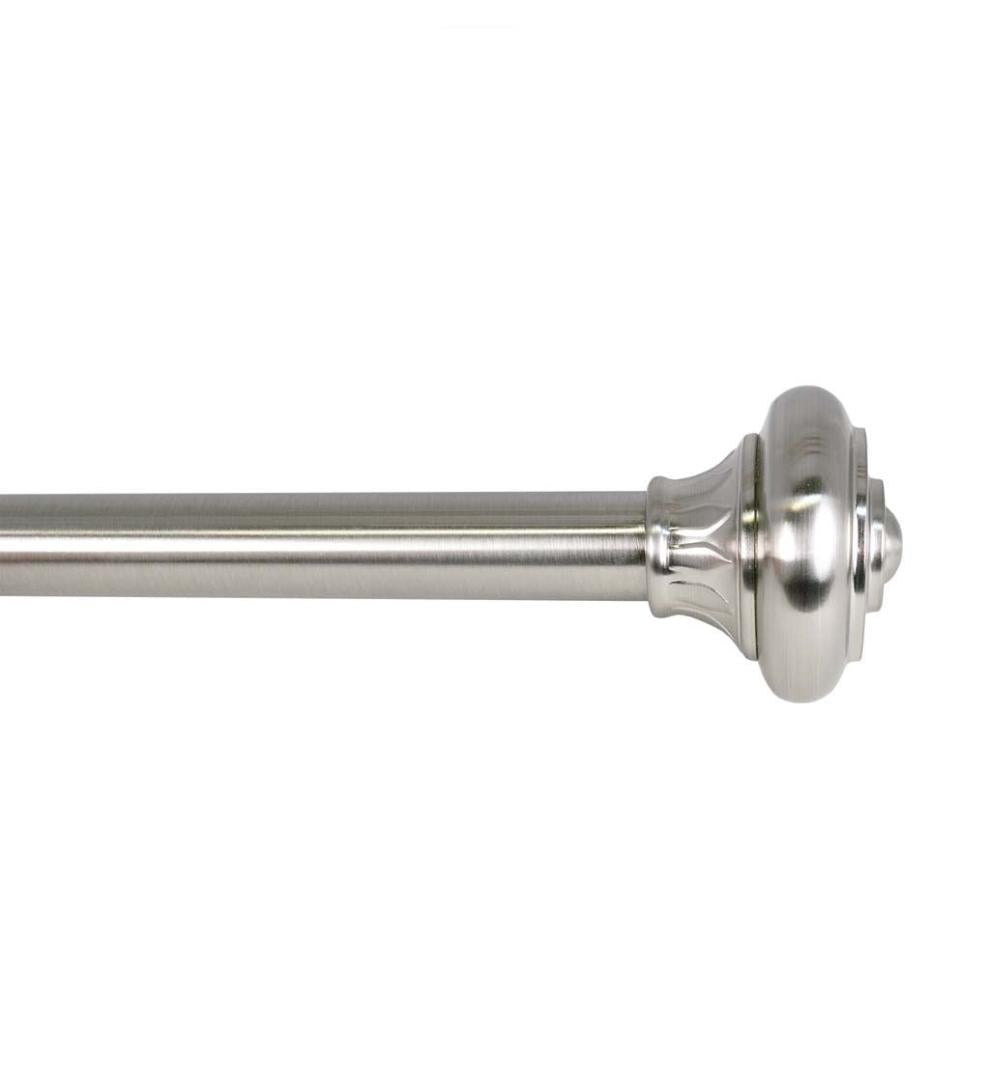 Plow &amp; Hearth Curtain Rods &amp; Hardware | Indoor Living Lexington Adjustable Curtain Rod Collection With Royale Finial