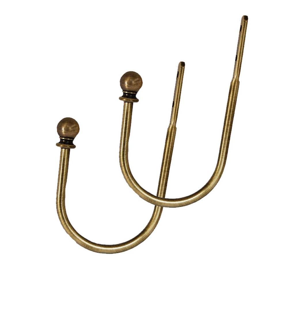 Plow &amp; Hearth Curtain Rods &amp; Hardware | Indoor Living Lexington Adjustable Curtain Rod Collection