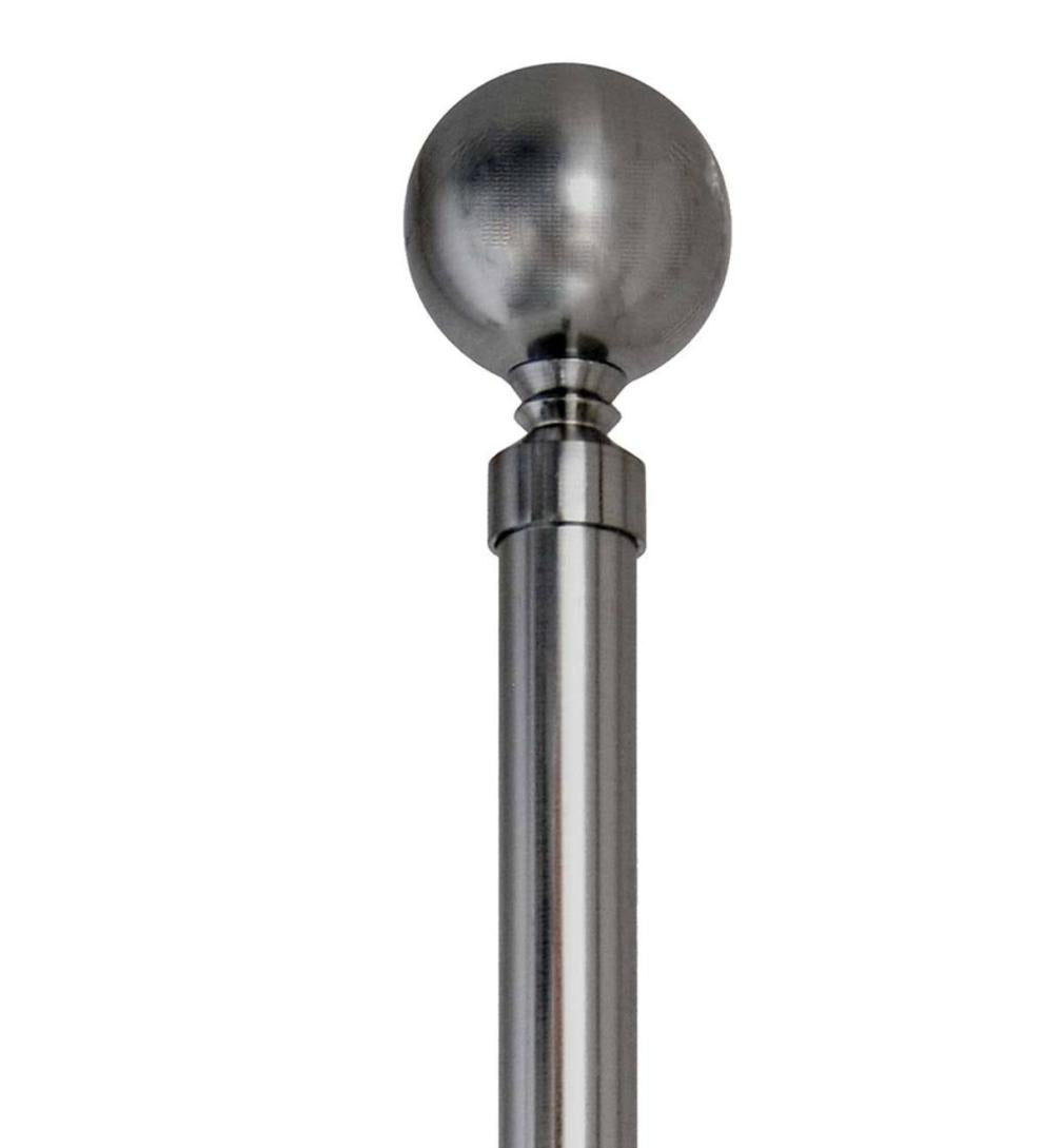 Plow &amp; Hearth Curtain Rods &amp; Hardware | Indoor Living Lexington Adjustable Curtain Rod Collection