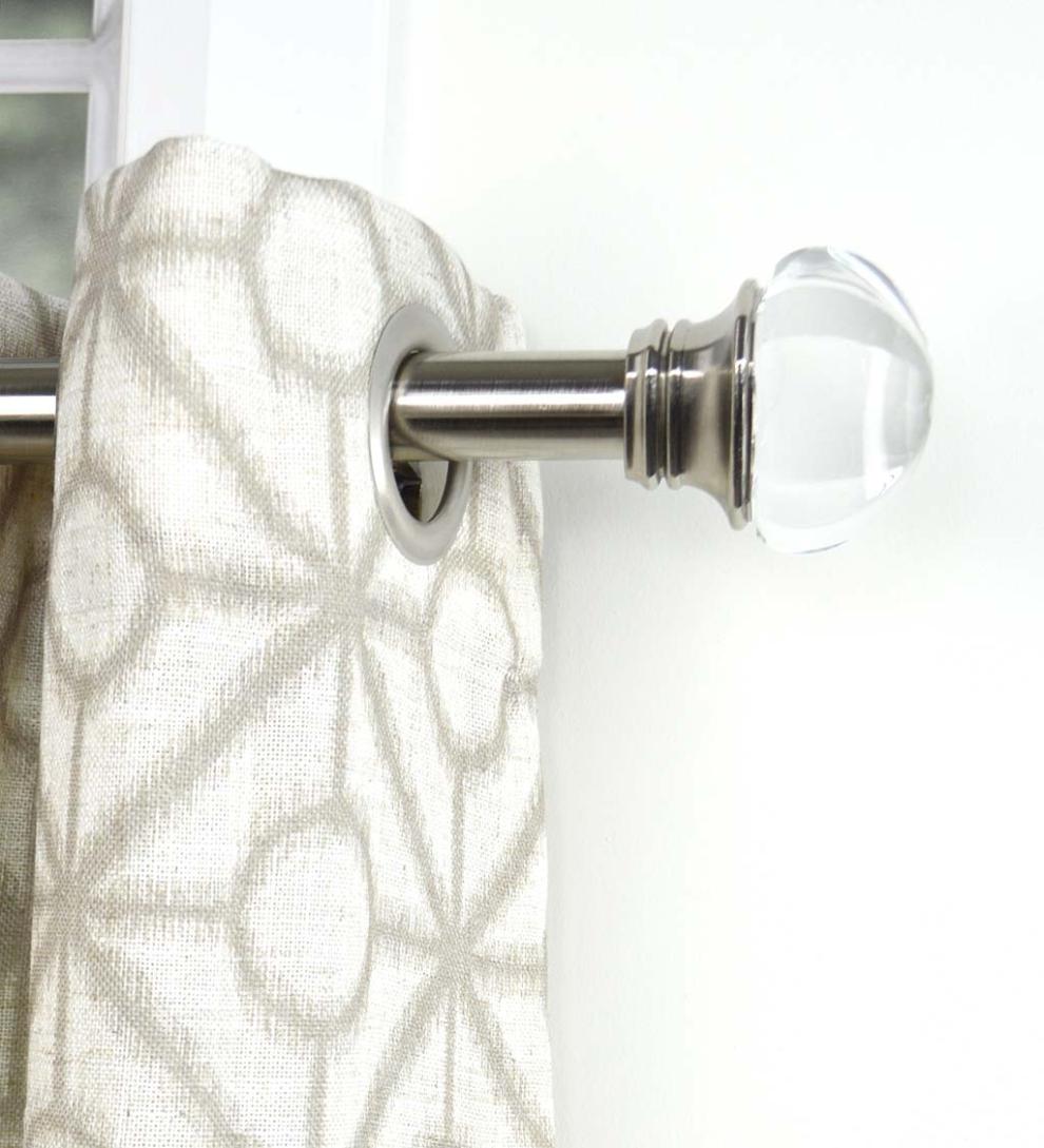 Plow &amp; Hearth Curtain Rods &amp; Hardware | Indoor Living Regal Curtain Rod Set