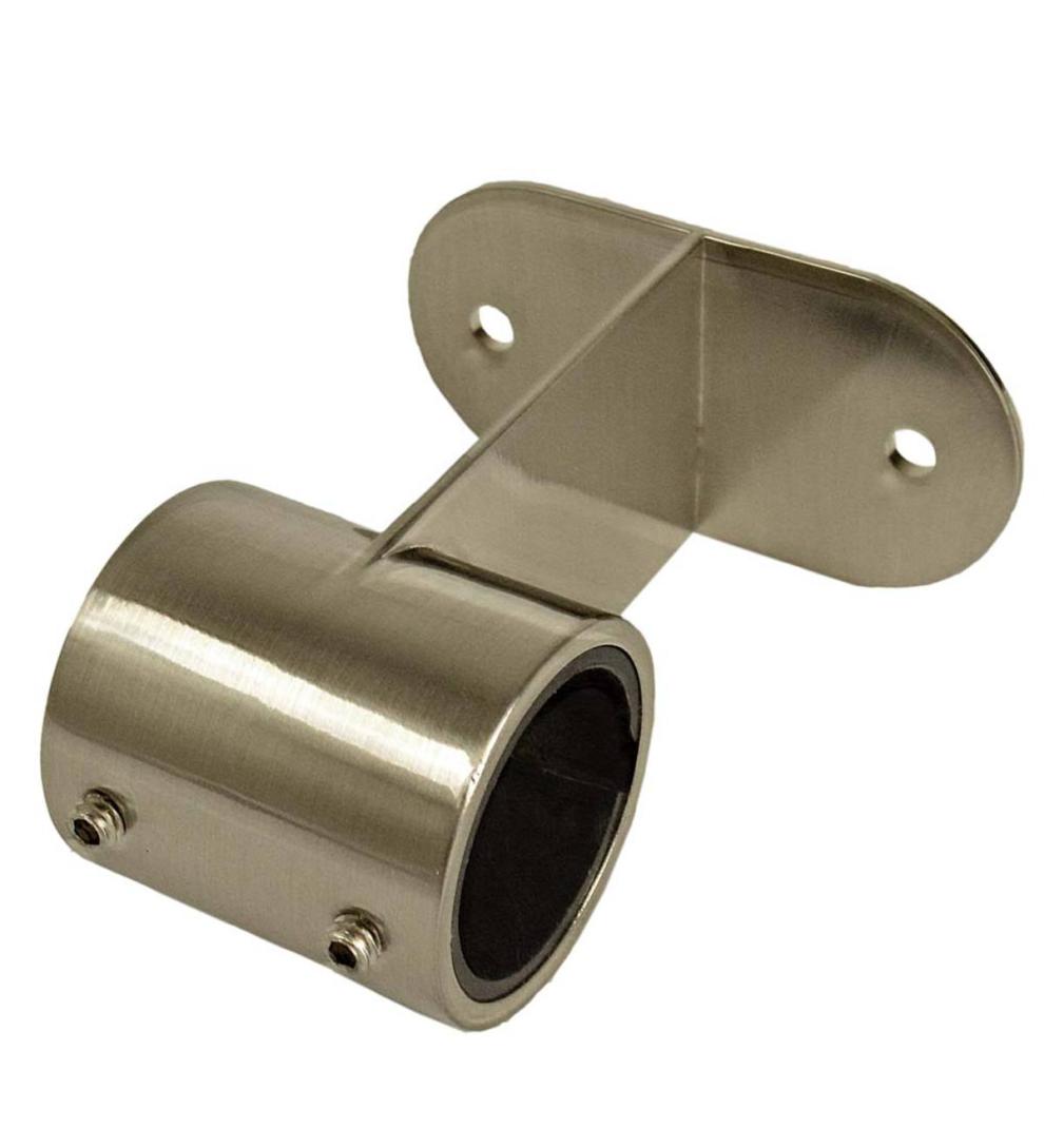 Plow &amp; Hearth Curtain Rods &amp; Hardware | Indoor Living Stainless Steel Indoor-Outdoor Spring Tension Curtain Rod Set