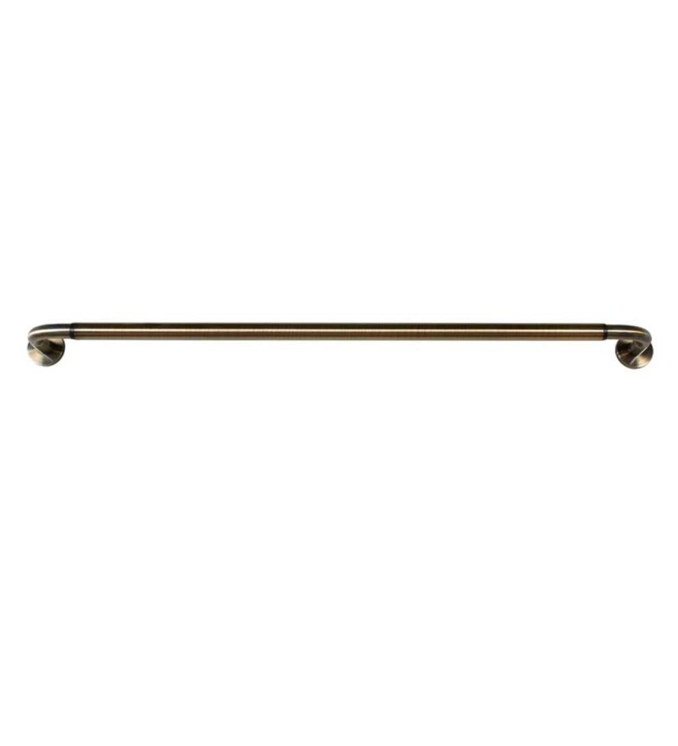 Plow &amp; Hearth Curtain Rods &amp; Hardware | Indoor Living Steel Wraparound Privacy Curtain Rod