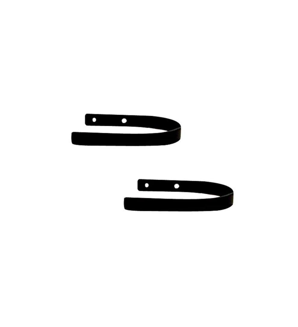 Plow &amp; Hearth Curtain Rods &amp; Hardware | Indoor Living Usa-Made Wrought Iron Curtain Tiebacks - Bear