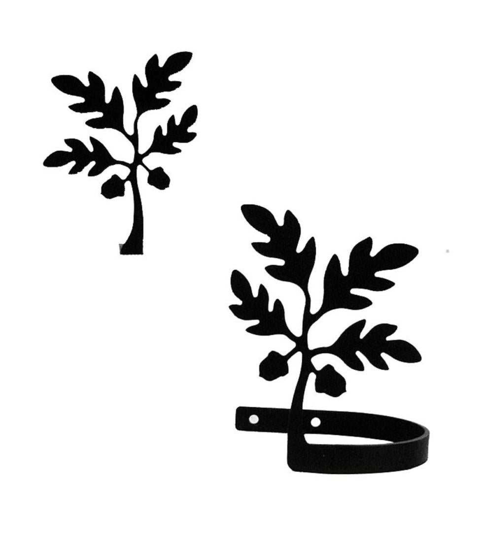 Plow &amp; Hearth Curtain Rods &amp; Hardware | Indoor Living Usa-Made Wrought Iron Curtain Tiebacks - Bear