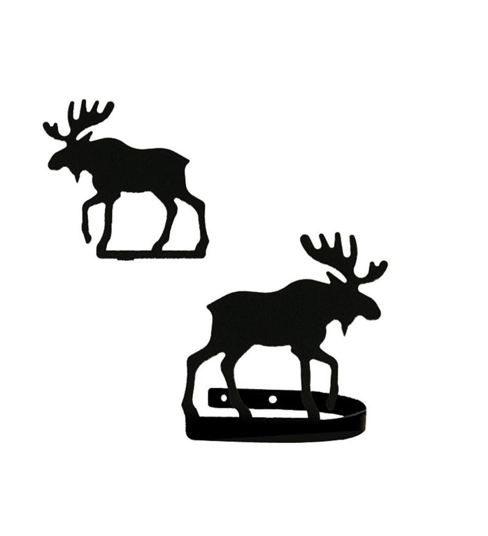 Plow &amp; Hearth Curtain Rods &amp; Hardware | Indoor Living Usa-Made Wrought Iron Curtain Tiebacks - Bear