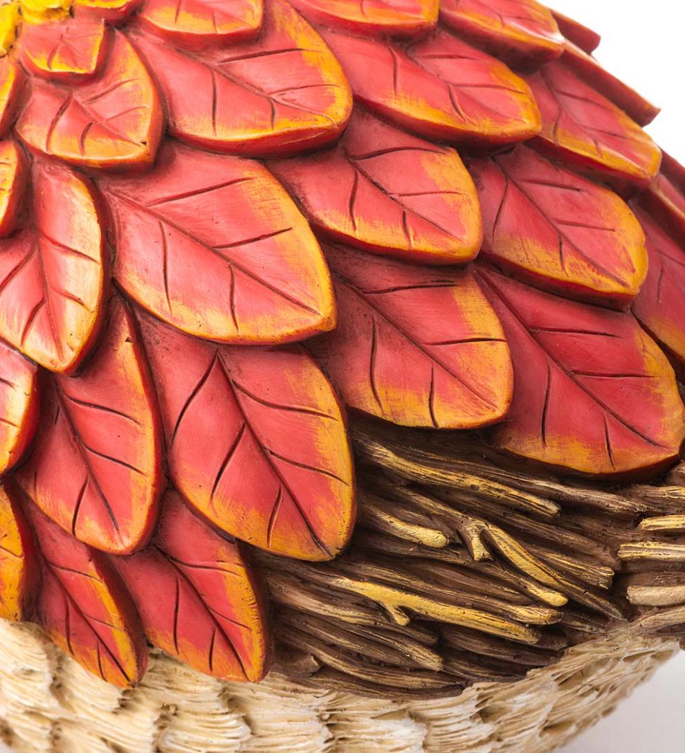 Plow &amp; Hearth Deck &amp; Patio Accents | Outdoor Living Autumn Bird Garden Statues, Set Of 2