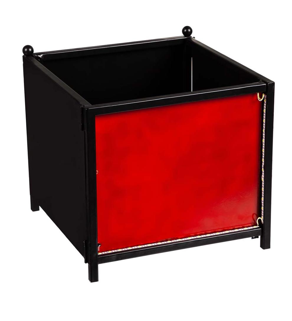 Plow &amp; Hearth Deck &amp; Patio Accents | Outdoor Living Battery Operated Led Planter With 4 Interchangeable Laser Cut Panels