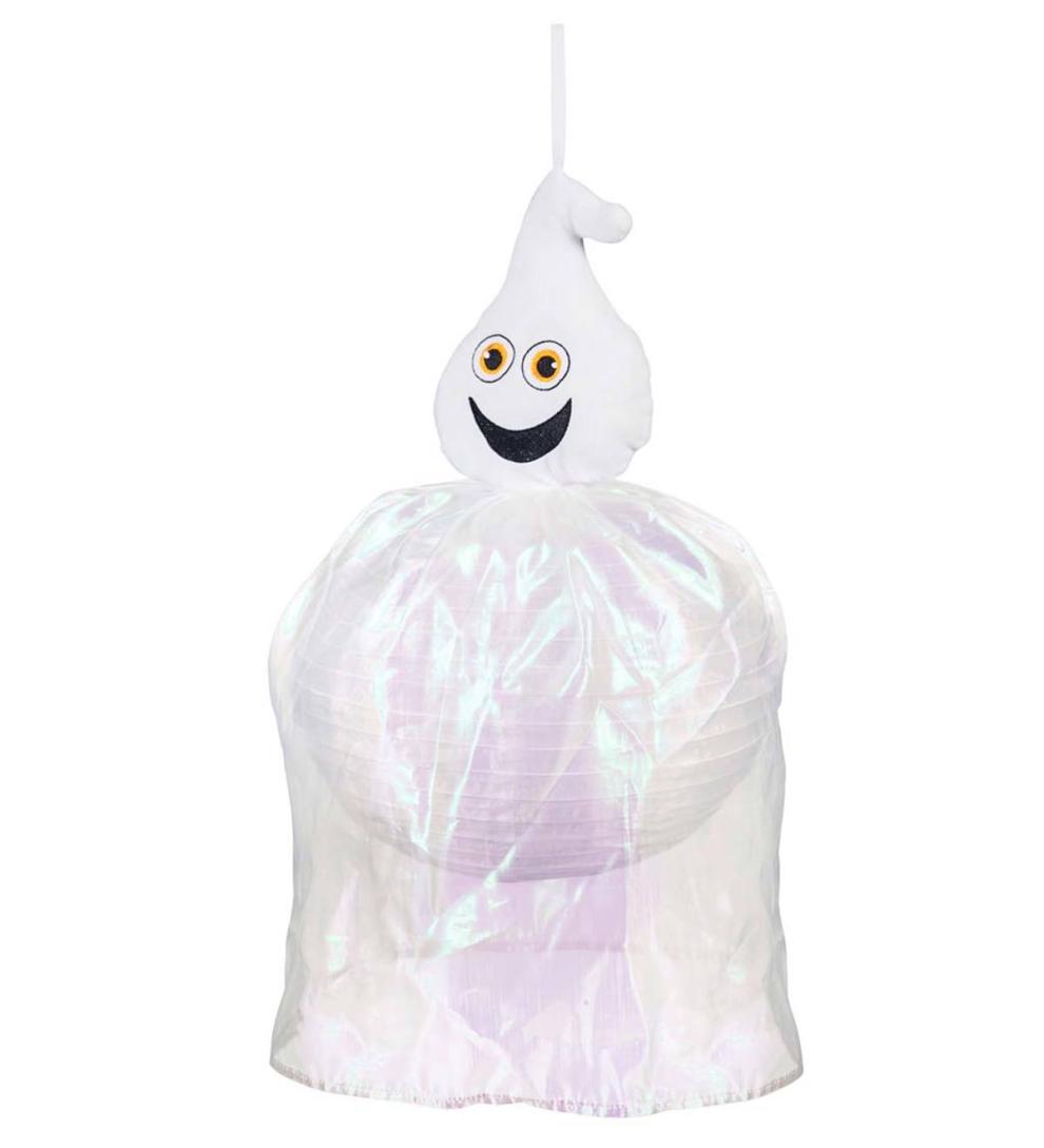 Plow &amp; Hearth Deck &amp; Patio Accents | Outdoor Living Beaming Buddies Collapsible Ghost Halloween Lantern