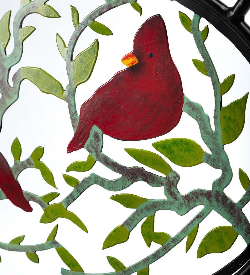 Plow &amp; Hearth Deck &amp; Patio Accents | Outdoor Living Cardinal Victorian-Style Folding Metal Garden Bench - Black