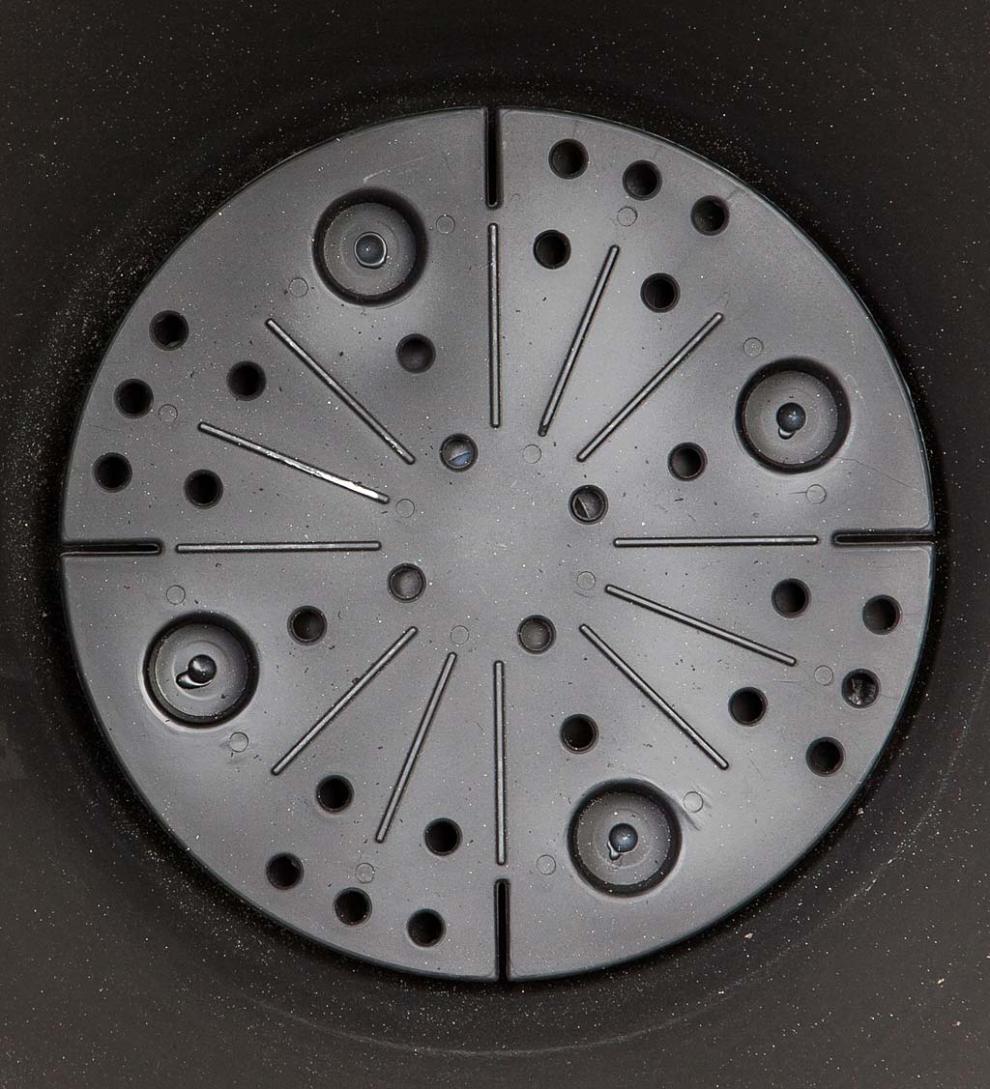 Plow &amp; Hearth Deck &amp; Patio Accents | Outdoor Living Colorful Faux Glazed Ceramic Self-Watering Planter - Blue