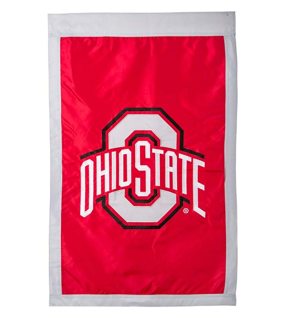 Plow &amp; Hearth Deck &amp; Patio Accents | Outdoor Living Double-Sided College Team Pride Applique House Flag - East Carolina Univ