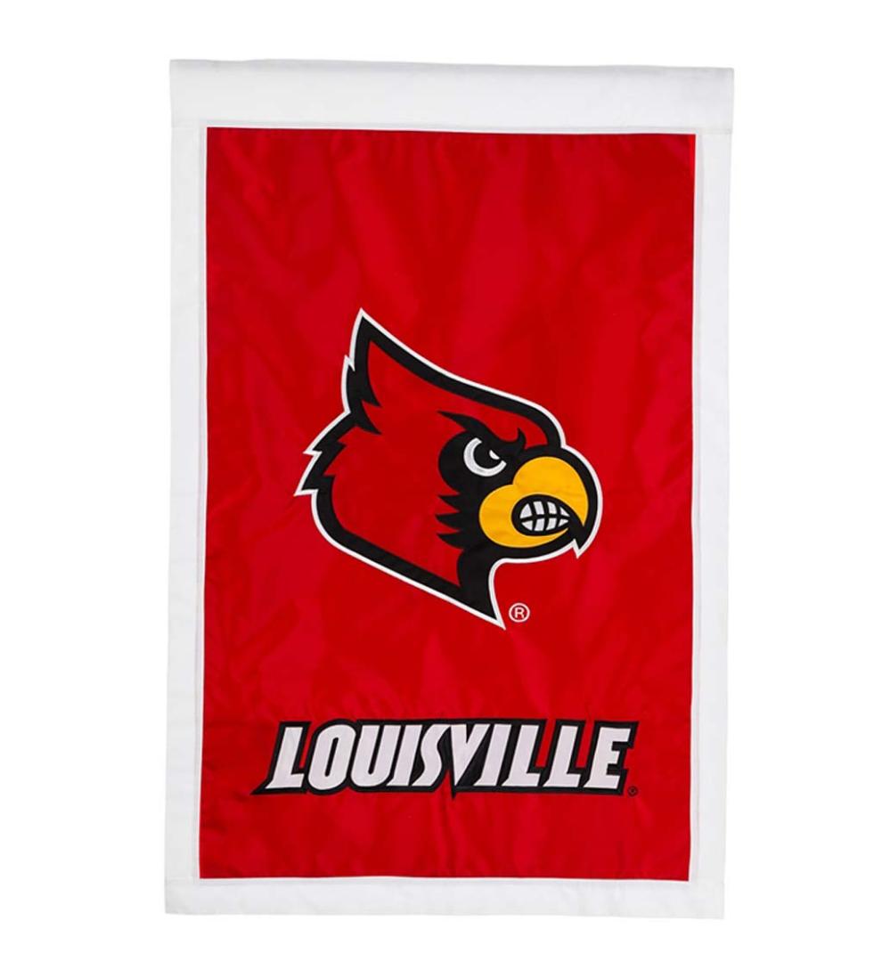 Plow &amp; Hearth Deck &amp; Patio Accents | Outdoor Living Double-Sided College Team Pride Applique House Flag - East Carolina Univ