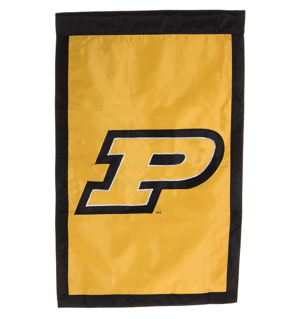 Plow &amp; Hearth Deck &amp; Patio Accents | Outdoor Living Double-Sided College Team Pride Applique House Flag - East Carolina Univ