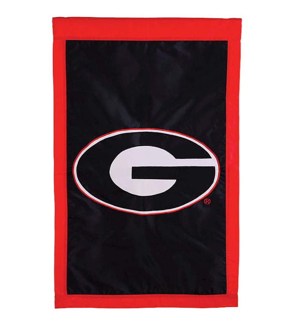 Plow &amp; Hearth Deck &amp; Patio Accents | Outdoor Living Double-Sided College Team Pride Applique House Flag - East Carolina Univ