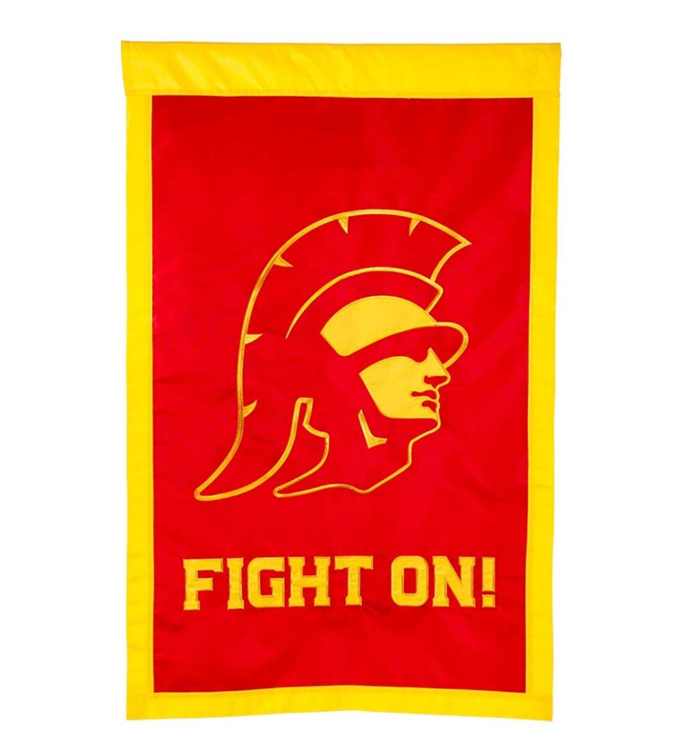 Plow &amp; Hearth Deck &amp; Patio Accents | Outdoor Living Double-Sided College Team Pride Applique House Flag - East Carolina Univ