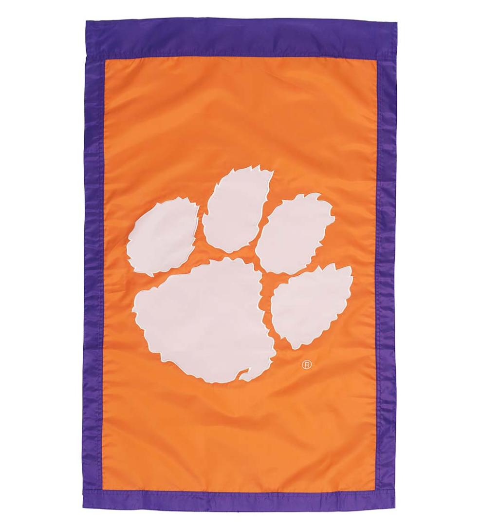 Plow &amp; Hearth Deck &amp; Patio Accents | Outdoor Living Double-Sided College Team Pride Applique House Flag - East Carolina Univ