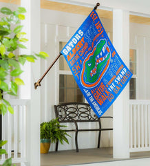 Plow &amp; Hearth Deck &amp; Patio Accents | Outdoor Living Double-Sided Fan Rules College Team Pride Sueded House Flag - Univ Of Kentucky