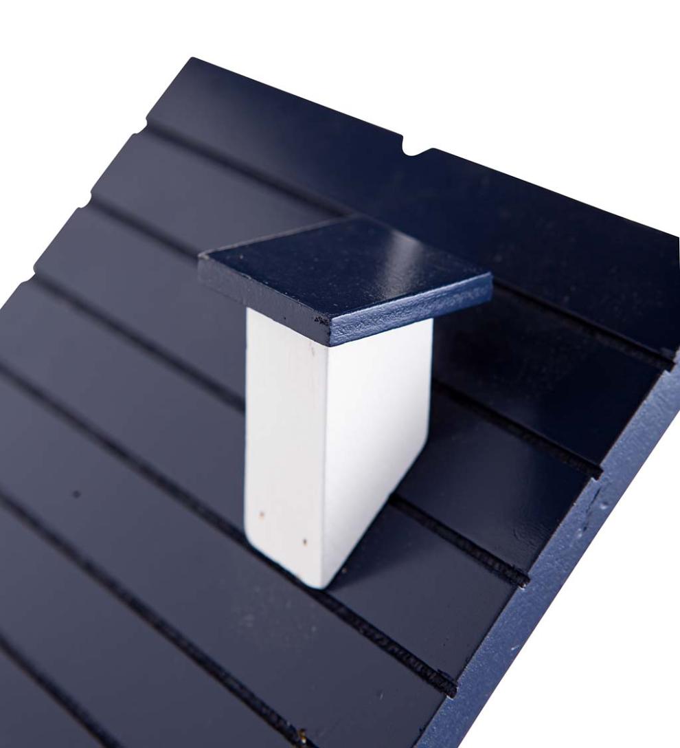 Plow &amp; Hearth Deck &amp; Patio Accents | Outdoor Living Hand-Painted Blooming Birdhouse With Floral Design