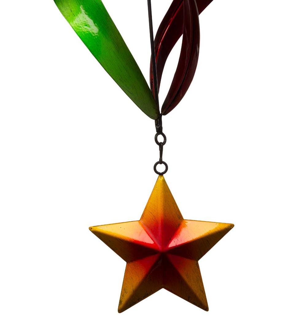 Plow &amp; Hearth Deck &amp; Patio Accents | Outdoor Living Holiday Snowman Twirler With Green Hat