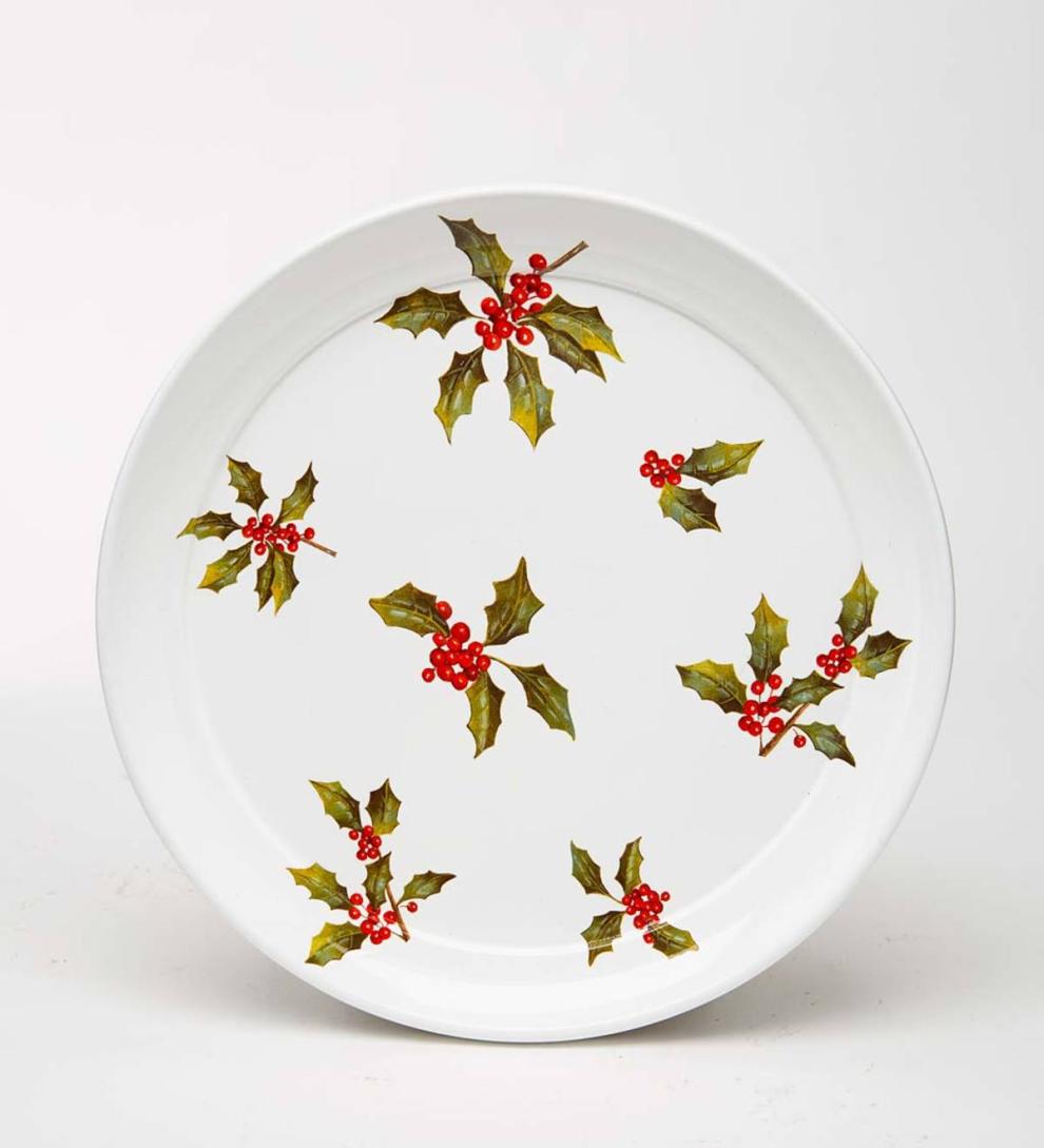 Plow &amp; Hearth Deck &amp; Patio Accents | Outdoor Living Indoor/Outdoor Poinsettia Teacup Planter With Saucer