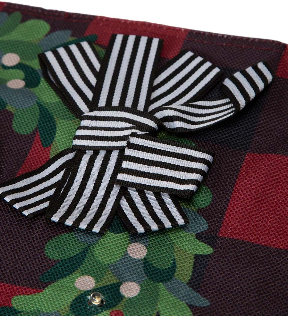 Plow &amp; Hearth Deck &amp; Patio Accents | Outdoor Living Lighted Noel Buffalo Plaid Christmas House Flag