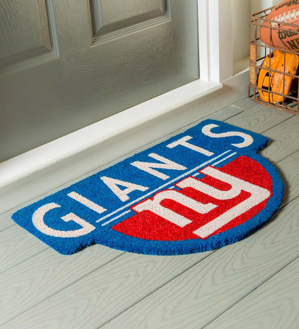 Plow &amp; Hearth Deck &amp; Patio Accents | Outdoor Living Nfl Shaped Coir Door Mat - San Francisco 49S