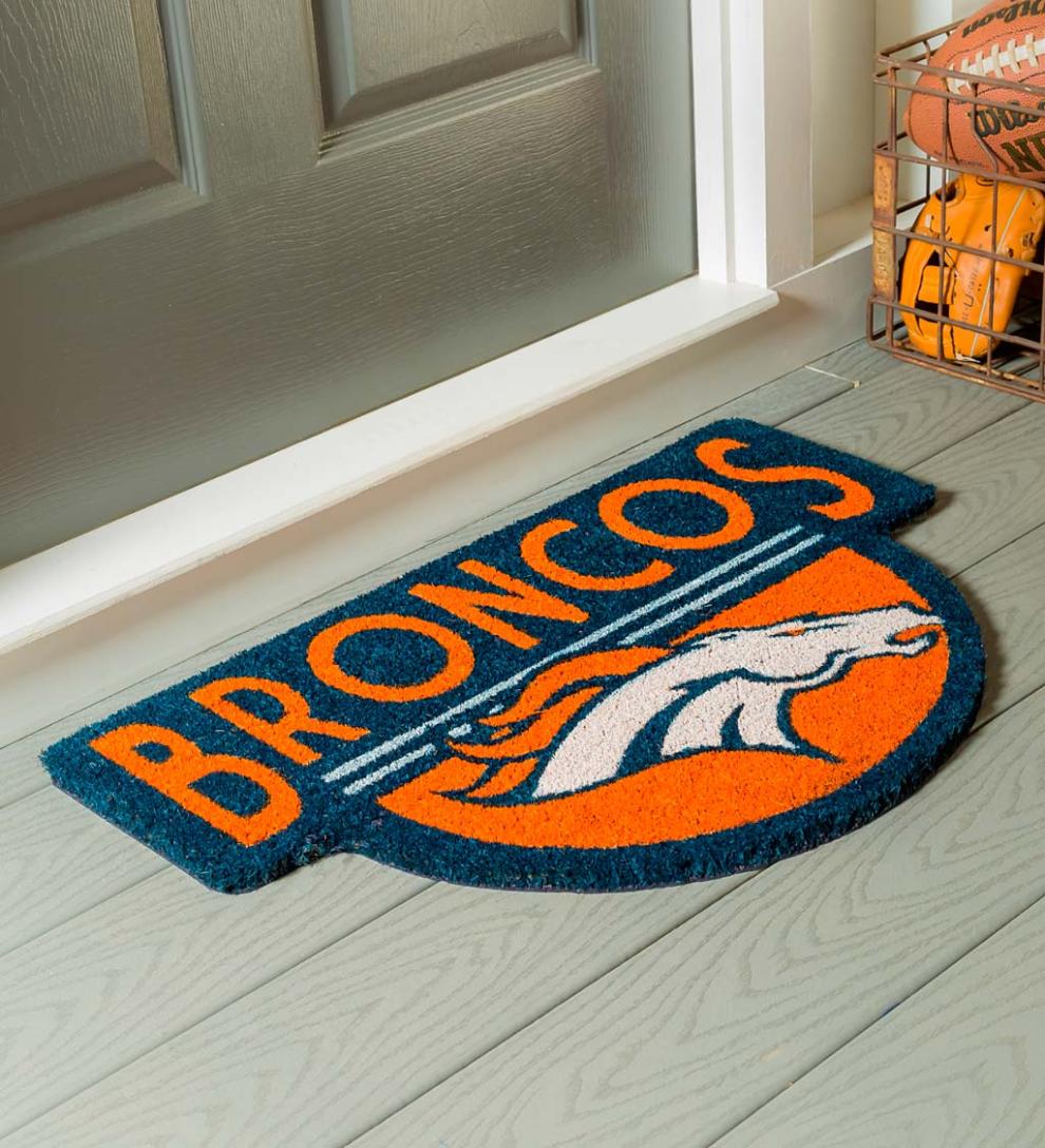 Plow &amp; Hearth Deck &amp; Patio Accents | Outdoor Living Nfl Shaped Coir Door Mat - San Francisco 49S
