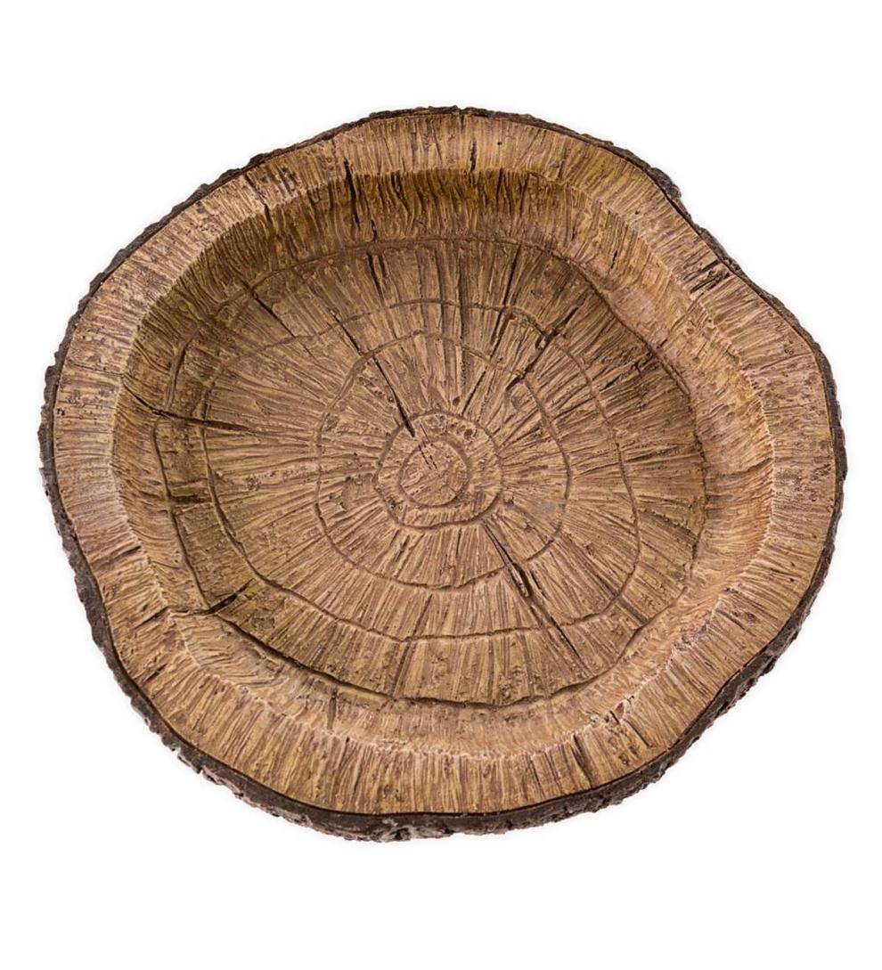 Plow &amp; Hearth Deck &amp; Patio Accents | Outdoor Living Resin Raccoon Birdbath