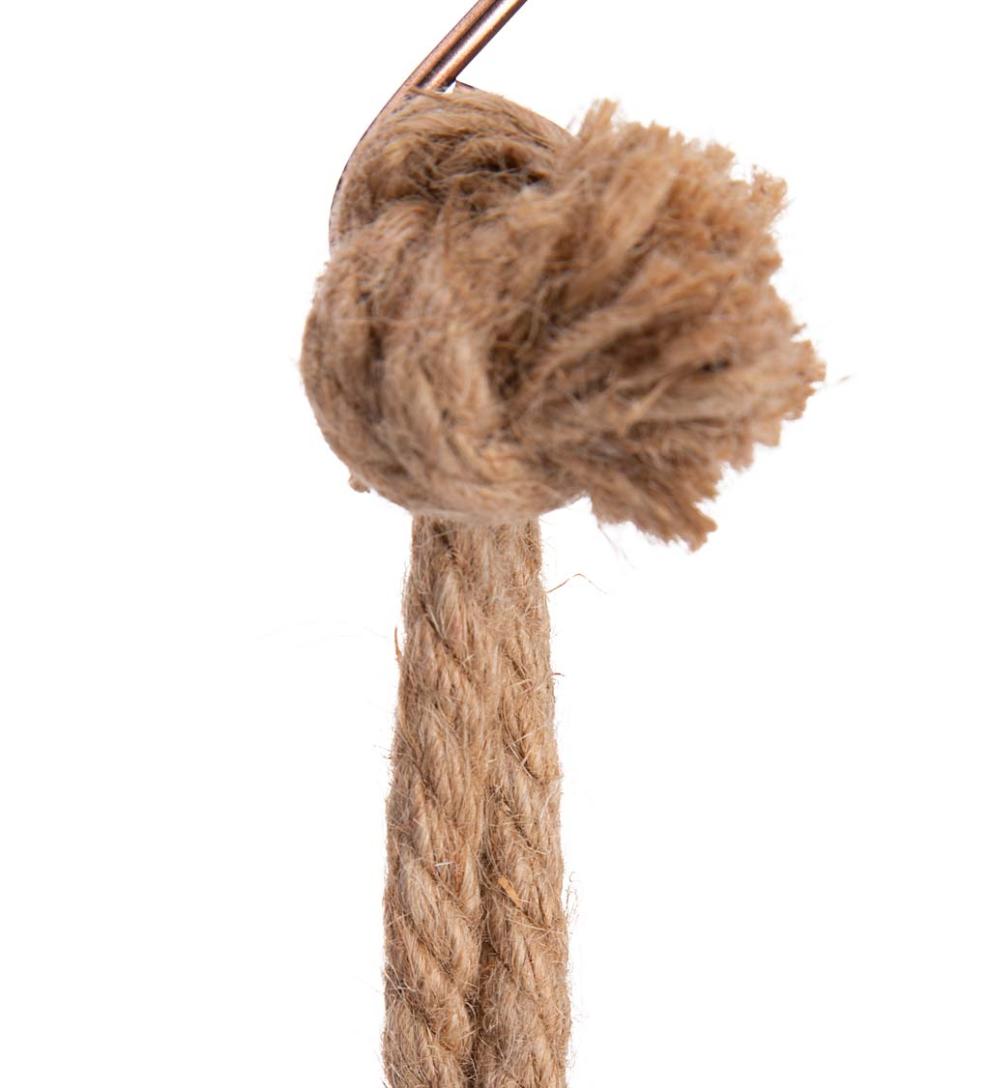 Plow &amp; Hearth Deck &amp; Patio Accents | Outdoor Living Solar Art Glass Bell Chime - Blue