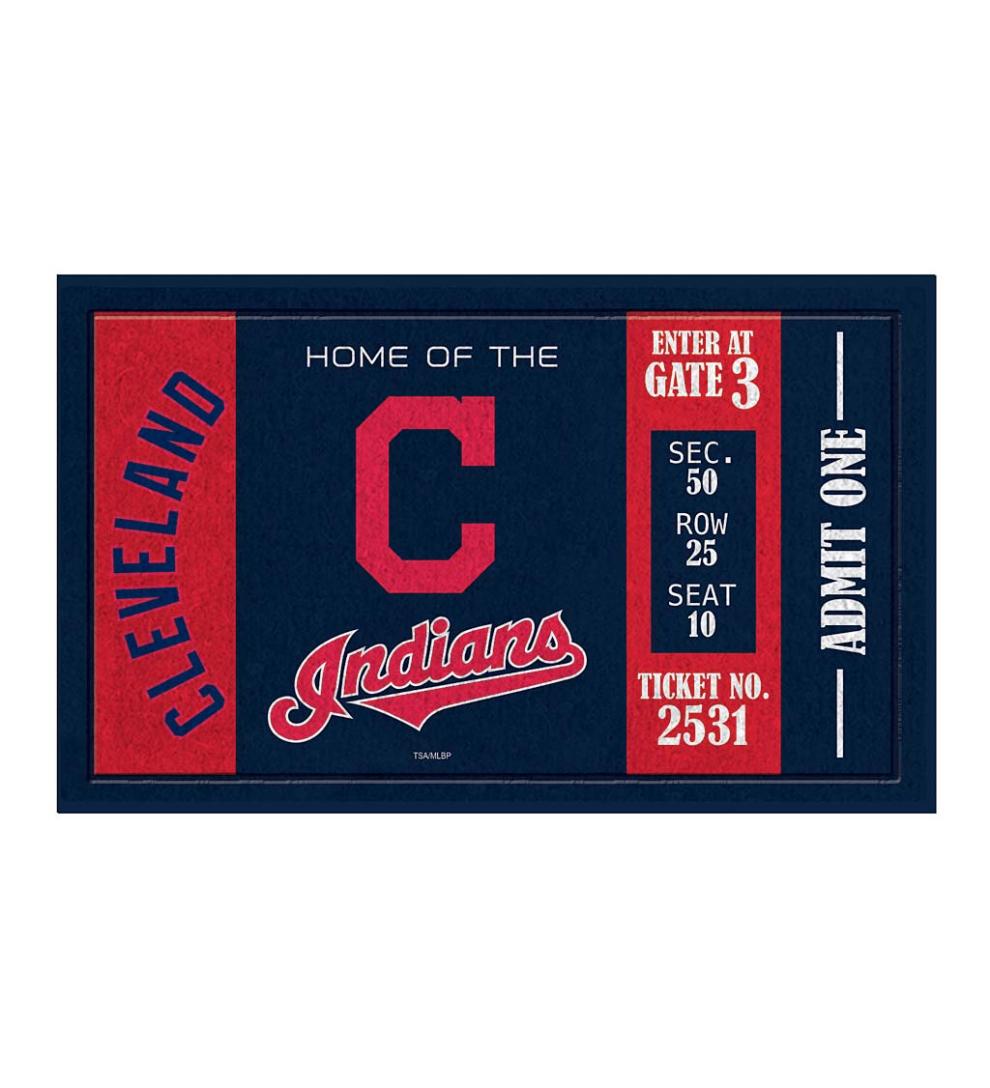 Plow &amp; Hearth Deck &amp; Patio Accents | Outdoor Living Team Turf Mat - Blackhawks