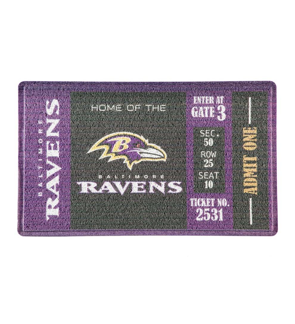 Plow &amp; Hearth Deck &amp; Patio Accents | Outdoor Living Team Turf Mat - Blackhawks