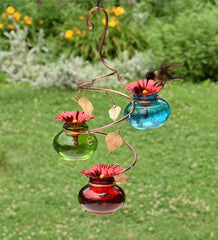 Plow &amp; Hearth Deck &amp; Patio Accents | Outdoor Living Vinester Multi Hummingbird Feeder