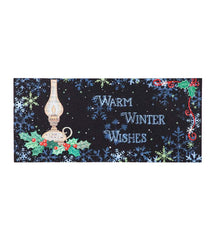 Plow &amp; Hearth Deck &amp; Patio Accents | Outdoor Living Warm Winter Wishes Sassafras Switch Mat