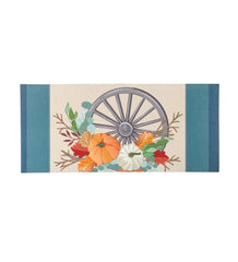 Plow &amp; Hearth Deck &amp; Patio Accents | Outdoor Living Welcome Wagon Wheel Sassafras Switch Mat