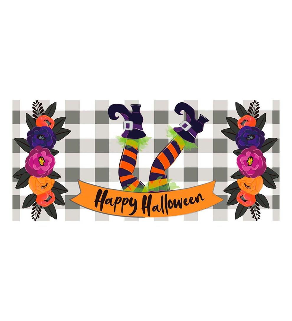 Plow &amp; Hearth Deck &amp; Patio Accents | Outdoor Living Wicked Witch Legs Sassafras Switch Mat