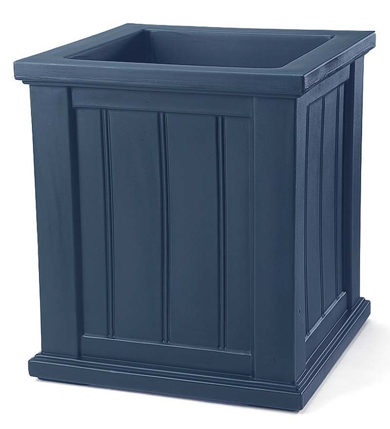 Plow &amp; Hearth Deck Planters | Outdoor Living Lexington Self-Watering Planters