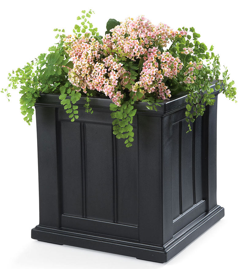 Plow &amp; Hearth Deck Planters | Outdoor Living Lexington Self-Watering Planters