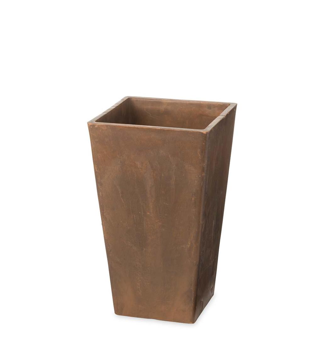Plow &amp; Hearth Deck Planters | Outdoor Living Sussex Frost-Proof Resin Planters In Three Sizes