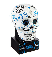 Plow &amp; Hearth Decorative Garden Accents | Yard &amp; Garden Carolina Panthers Sugar Skull Statue