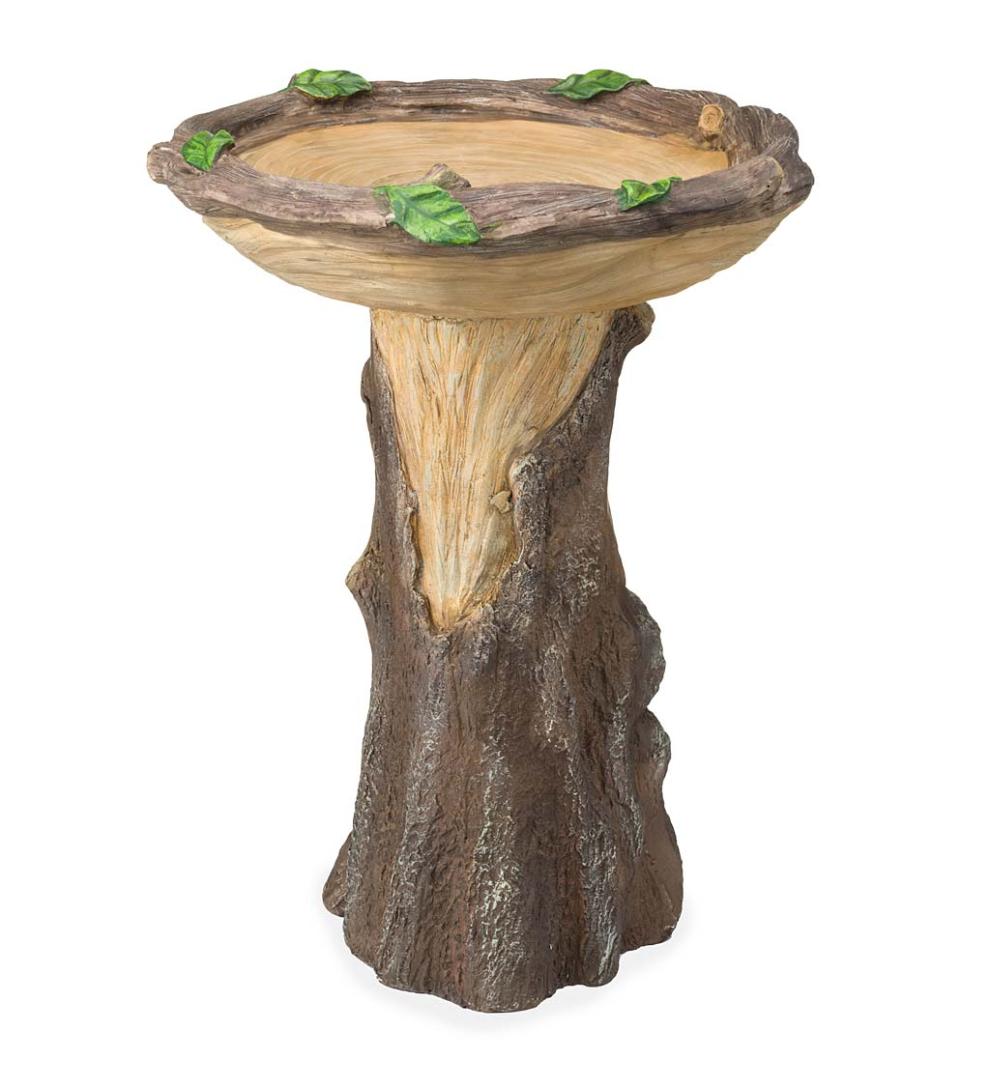 Plow &amp; Hearth Decorative Garden Accents | Yard &amp; Garden Full-Size Fairy Garden Birdbath