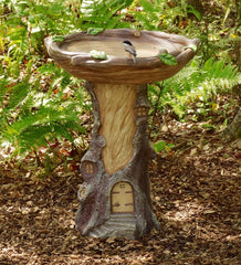 Plow &amp; Hearth Decorative Garden Accents | Yard &amp; Garden Full-Size Fairy Garden Birdbath