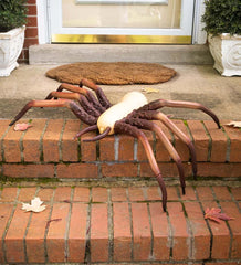 Plow &amp; Hearth Decorative Garden Accents | Yard &amp; Garden Halloween Spider Pumpkin Appendages, 6-Piece Set