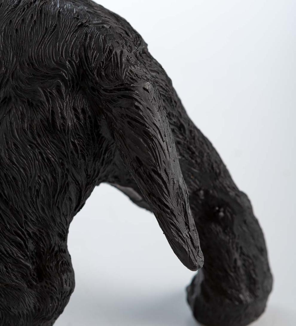 Plow &amp; Hearth Decorative Garden Accents | Yard &amp; Garden Holiday Labrador Puppy Statue With Hat And Scarf