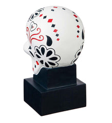 Plow &amp; Hearth Decorative Garden Accents | Yard &amp; Garden Houston Texans Sugar Skull Statue