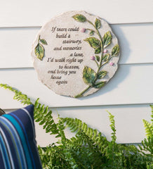 Plow &amp; Hearth Decorative Garden Accents | Yard &amp; Garden If Tears Can Build A Stairway Garden Stone