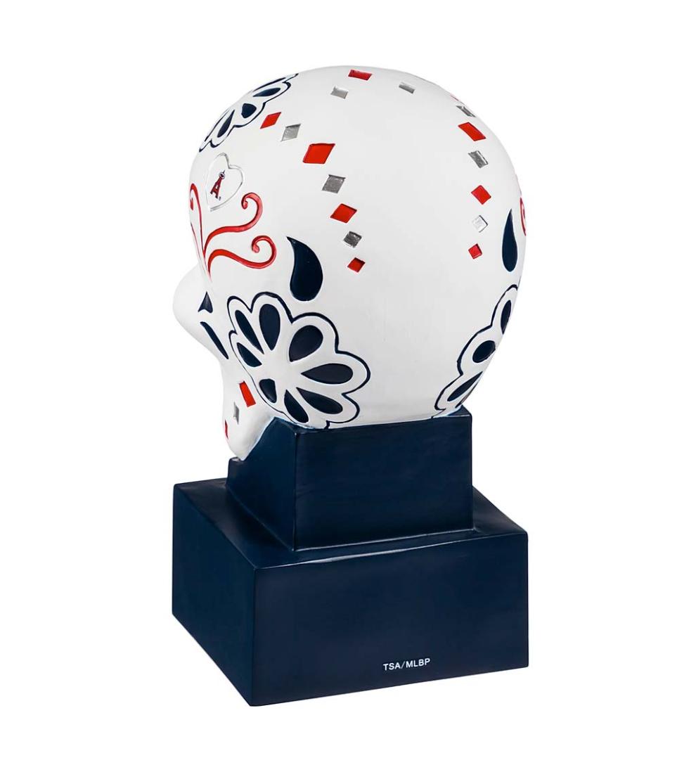 Plow &amp; Hearth Decorative Garden Accents | Yard &amp; Garden Los Angeles Angels Sugar Skull Statue